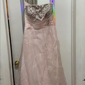 Pink prom dress